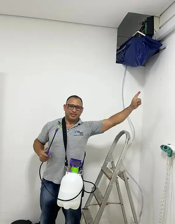 limpeza e higienização de ar-condicionado suzano